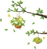 Home Centre Corsica - Green PVC Tree Detailed Wall Decal - 50x70cm, Standard - Image 5