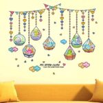 Home Find Succulent Plants Wall Decors Geometric Figure Polyhedron Creative Crystal Bottles Pendants Stickers Pot Flowers Decal Living Room Bedroom Nursery Murals Decoration size 50x70 xls7132 - Image 4