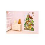 Huge Princess Castle Removable 3D DIY PVC Cartoon Wall Sticker/Art Wall Decal Home Decor AY1910 - Image 4