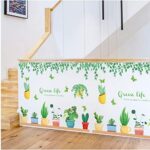 Fresh Potted Plants Wall Decal size 50x70 sk7195 - Image 3
