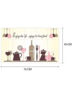 JAAMSO ROYALS Kitchen Cookery Set Design Wall Tiles Stickers Waterproof, Stickers for Wall, Wall-Sticker for Home, Tiles Wall Stickers - Image 3