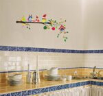 Owls on the tree wall stickers ZY1012 - Image 6