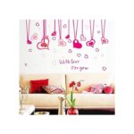 Red Love Hollow Heart Skirting Lines Wall StickerAy7202 - Image 2