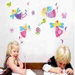 Wall Stickers, Durable Decals For Children Room, Nursery, Daycare and More (Fairies and size 60x90 jm8300