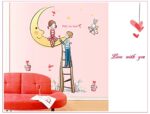 Oren Empower Love, Romance on Their Best Side Wall Sticker size 50x70 ay7066 - Image 2