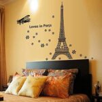 Romantic Paris Eiffel Tower Love In Pairs  Wall Stickers - Image 6