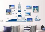 Lighthouse, Boat Wall Decal, Nautical Stickers, Ocean, Seaside, Seashore, Living Room, - Image 4