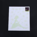 Glow in The Dark Dandelion Girl Flowers Wall Stickers Wallpaper Decor Art - Image 3