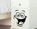 Sticker for Toilet Lid Cartoon Smile Face Big Mouth Toilet Sticker Wall Sticker DIY Bathroom Home Decor Removable Wall Art PVC Wall Stickers Gift - Image 3