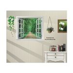 AY823 Free shipping 3D View Window Decal Family Tree Wall Sticker Art Mural Wall Poster Parlor Kids Home Decor - Image 5