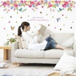 XL8202 HANGING COLORFUL ROSES WALLSTICKER WALL STICKER 60x90 - Image 6