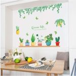 Fresh Potted Plants Wall Decal size 50x70 sk7195 - Image 2