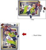 Winahppyhome 3D Fake Window Rugby Sports Wall Stickers for Bedroom Living Room Background Wallpaper Removable Home Decor Decals size 70x100 ay8010xl - Image 4