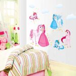 NC5070-1  Princess Kids Decorative Wall Stickers J_EGOY (Multicolour) - Image 2