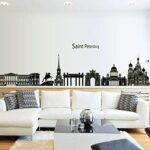 Diy Wall Stickers Landscape Building Living Room Wall Decals Wallpaper size abq9625 - Image 5