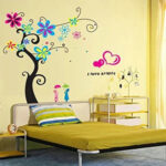Ascent Decals Colorful Tree Wall Sticker for Kids Room size 60x90 df5105 - Image 3