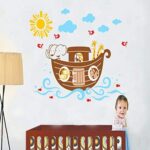 Jm8240 Wall Decal Elephant & Giraffe Wall Stickers - Image 3