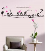 Jm8210 Decals Design 'Cute Singing Birds' Wall Sticker - Image 2