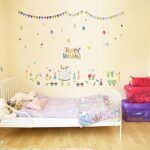 Balloon Cake Birthday Party Vinyl Wall Decal PVC Home Sticker House Paper Decoration Wallpaper Living Room Bedroom Kitchen Art Picture DIY Murals Girls Boys Kids Nursery Baby Playroom Decor size 60x90 abq9704 - Image 2