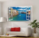 Xl 839.Fake Window Outside The Mediterranean Style Wall Stickers - Image 2