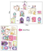 Ay9086 Princess Photo Frame Wall Sticker - Image 5