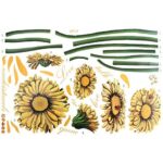 Sunflower Wall Sticker Wallpaper Decoration - Image 3