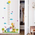 Wall Sticker Background Wall Sticker Height Gauge Cartoon Measure Height Measuring Device Family Home Wall Sticker Bedroom Child Children Growth Chart Art Room Decor - Image 2