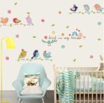 Bird_in_My_House_ Adhesive Peel & Stick Vinyl Wall Sticker for All Room size (50X70) xls7160