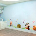 Panada Pig Bee Bird Animals Wall Stickers XL8079 - Image 3