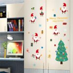 SK9230 Christmas Catoon Wall Sticker Removable for Christmas Party Room Decoration - Image 2