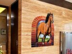 3D Horse animals Background Wall Sticker for Living Room - Image 3