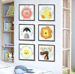 Cute Cartoon Animal Portrait Wall Sticker Animal Wall Sticker for Home Living Room Decoration xl8321 - Image 3