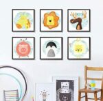 Cute Cartoon Animal Portrait Wall Sticker Animal Wall Sticker for Home Living Room Decoration xl8321 - Image 2