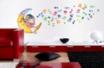 Peninsula Liangpin DIY Seamless Wall Sticker-Moon Girl AY7117 - Image 4