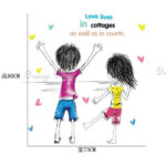 JuGuo Design] Children's Graffiti Wall Stickers, Wallpapers, DIY Combination Decorations size 60x90 ay9162 - Image 3