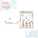 Wall Art Seamless Wall Stickers for Windowsills and Potted Plants - In Stock, Interior Design, Won't Damage Walls, Creative DIY Exhibition Decorations, Living Room Renovation size 50x70 ay7009 - Image 2