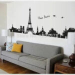 ay935 I LOVE PARIS - wallsticker wall sticker stiker hiasan dinding di Bogoriginal | Tokopedia