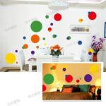 AY7158 COLORFUL CIRCLE WALLSTICKER - Image 5