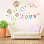 XH9233 THREE LOVE PANDORA wallsticker wall - Image 2