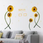 Sk9233 Beautiful Sunflowers Wall Sticker - Image 6
