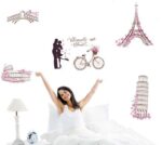 Eiffel Tower Wall Sticker Love Romance Wall Sticker For Home Decor. - Image 3