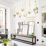 SK9351 Flower Hanging Basket Living Room Bedroom Background Decorative Wall Sticker - Image 3