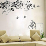 Flower Pattern Removable Wall Sticker WS9022. - Image 4