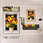 3D Aweosome flower Chinese Style Flower Classical Vase Wall Sticker - Image 14