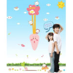 Super cute little white rabbit pulling carrots height stickerCreative wall stickers, stylish combination for children's room, size 60x90 am9037 - Image 5