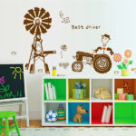 AY6038 Wall Sticker Baby Kids Children Room Art Wall Decal Wall Decorations Living Room - Image 2