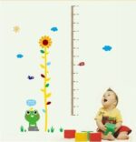 Wall Stickers - Free Shipping Cheap Cartoon Animals Height Measure Wall Sticker Ay7149 - Image 3