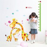 height giraffe wall sticker new 60x90cm - Image 2