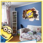 AY9268 3D Minion Floor or Wall Sticker Decals - Image 7
