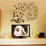Wall Sticker Transparan / Stiker Dinding Music Note II AY9164 - Image 4